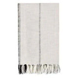 Ivory Gray Throw